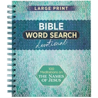 Bible Word Search Devotional: 100 Meditations on the Names of Jesus