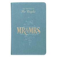 366 Devotions For Couples - Mr & Mrs (Blue Vinyl Cover)