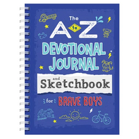 A to Z Devotional Journal and Sketchbook For Brave Boys (Nlv)
