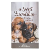 2026 24-Month Daily Diary/Planner: A Sweet Friendship, Dogs