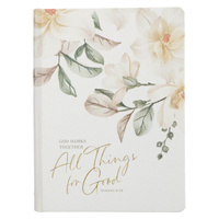 Journal: All Things for Good (Rom. 8:28) Floral