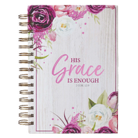 Journal - His Grace is Enough Burgundy