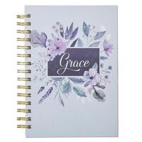 Journal: Grace, Blue Floral