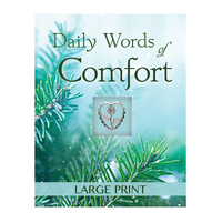 Deluxe Prayer Book - Daily Words Of Comfort (Large Print)