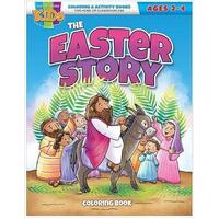 Easter Story: Colouring Book (Ages 2-4)