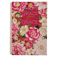 Grace Upon Grace, Large Hardcover Journal Quarter Band, Linen Spine