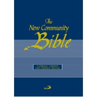 Bible New Community Gift Edition Blue with Zipper