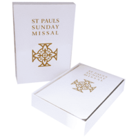 St Pauls Sunday Missal White w/case