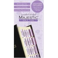Bible Tabs Majestic Lavender Foil Edged