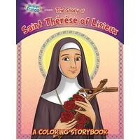 Story Of Saint Therese Of Lisieux Colouring Storybook