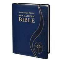 New Catholic Bible Giant Print Blue