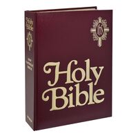 Family Catholic Bible -NCB Burgundy