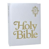 New Catholic Bible, Family edition with White cover