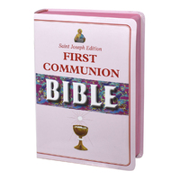 First Communion Bible - Pink