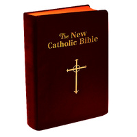 New Catholic Bible Compact Size Burgundy
