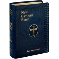 New Catholic Bible Compact Size Blue