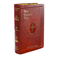 New Catholic Bible Compact Size Brown