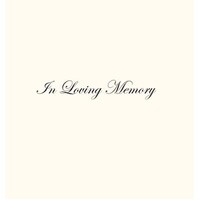 In Loving Memory Funeral Guest Book