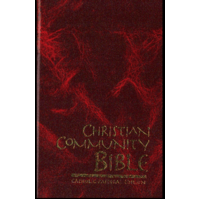 Christian Community Bible Hardcover Red