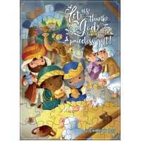 Bible Jigsaw Puzzle: The Birth of Jesus (48 Pieces)