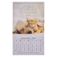 2027 Mini Magnetic Calendar: Be Kind & Compassionate to One Another