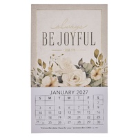 2027 Mini Magnetic Calendar: Always be Joyful