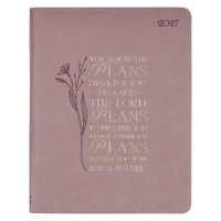 2027 18-Month Diary/Planner, Zippered: For I Know The Plans