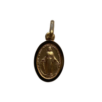 9ct Gold Miraculous Medal 12mm