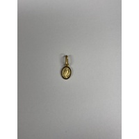 9ct Gold Miraculous Medal 9mm