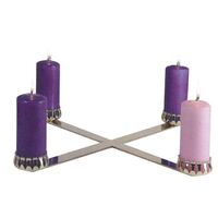 Advent Wreath Brass - 440mm - Candles not included