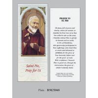 Bookmark - St Pio
