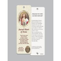 Bookmark Laminated Sacred Heart of Jesus