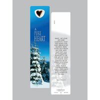 Laminated Bookmark- Heart