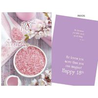 Card - 18th Birthday Female