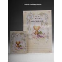 Certificate And Keepsake Communion
