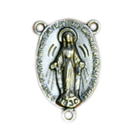 Rosary Centre Piece Mary - 20mm 