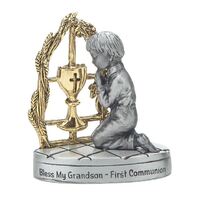 Pewter Statue Communion Grandson