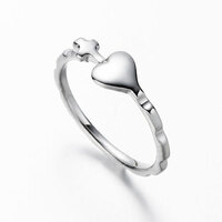 Sterling Silver Rosary Ring - 12mm