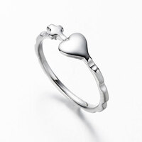 Sterling Silver Rosary Ring - 15mm