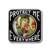 Car Plaque Protect Me Our Lady Of Perpetual Help