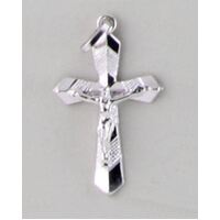 Sterling Silver Crucifix - 30mm x 20mm