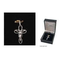 Sterling Silver Crucifix - 25mm x 17mm