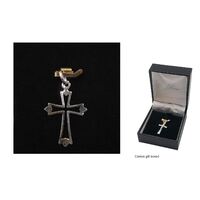 Sterling Silver Cross Open - 25mm x 18mm