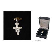 Sterling Silver Crucifix - 18mm x 13mm
