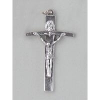 Crucifix  - Silver Trinity 55mm