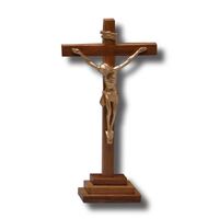 Standing Wood Crucifix - 230 x 120mm