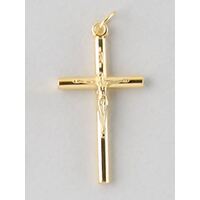 Crucifix - Gold 35mm