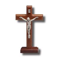Crucifix Beechwood Standing - 170 x 100mm