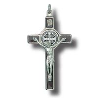 St Benedict Crucifix Brown  - 80 x 45mm