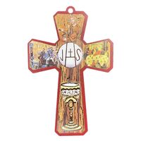 Cross Wooden Communion Small